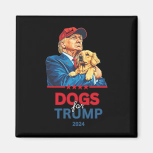 Hunde für Trump Magnet