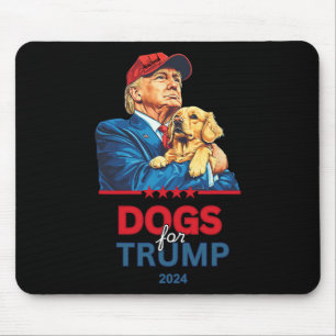 Hunde für Trump Mousepad