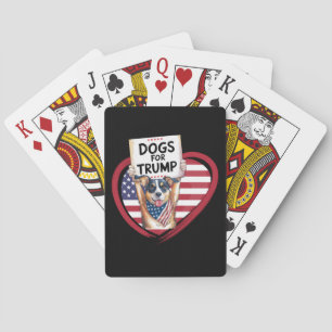 Hunde für Trump: Paw-litical Patriots Spielkarten