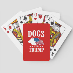 HUNDE FÜR TRUMP SPIELKARTEN