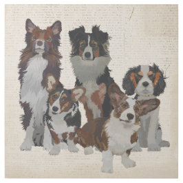 HUNDE GALERIELEINWAND
