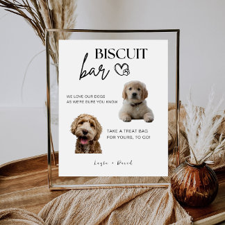 Hunde Gastgeschenk Hochzeit Biscuit Bar Haustier L Sockelschild