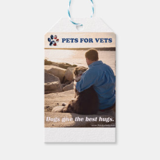 Hunde geben die besten Umarmungen. Geschenkanhänger