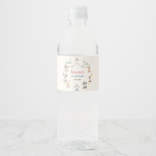 Hunde-Geburtstagsfeier Welpen-Pawty-Wasseretikett Wasserflaschenetikett