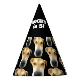 Hunde Geburtstagspartei Custom Pet Foto Partyhütchen
