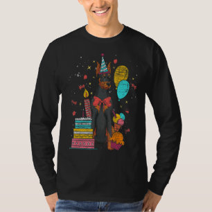 Hunde Geburtstagspartei Haustier Besitzer Tier Dob T-Shirt