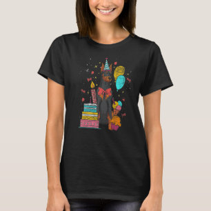 Hunde Geburtstagspartei Haustier Besitzer Tier Dob T-Shirt