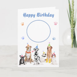 Hunde Geburtstagsparty Welpe Pawty Tiere Karte