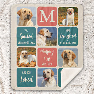 Hunde-Gedenkgutscheine Pet Loss Moderne Farben 6 F Sherpadecke