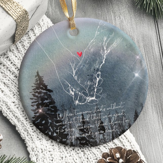 Hunde-Gedenkornament Hund Personalisiert Keramik Ornament (Pet Memorial Ornament Dog Personalized)