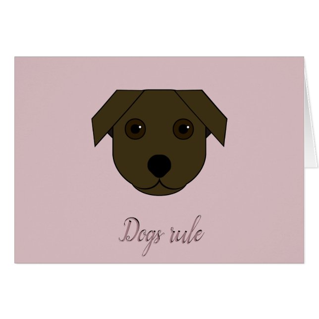 Hunde gegen Katzen Aprilscherze Tageskarte (Vorderseite (Horizontal))