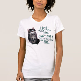Hunde gegen Katzen - Hundeliebhaber T-Shirt