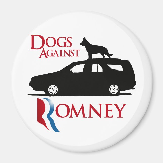 Hunde gegen Romney -.png Magnet