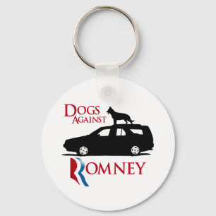 Hunde gegen Romney -.png Schlüsselanhänger