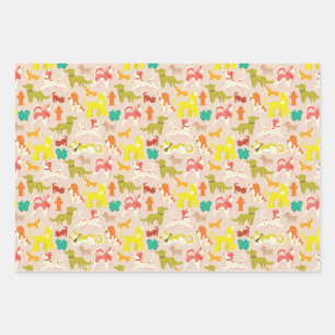 Hunde Geschenkpapier Set