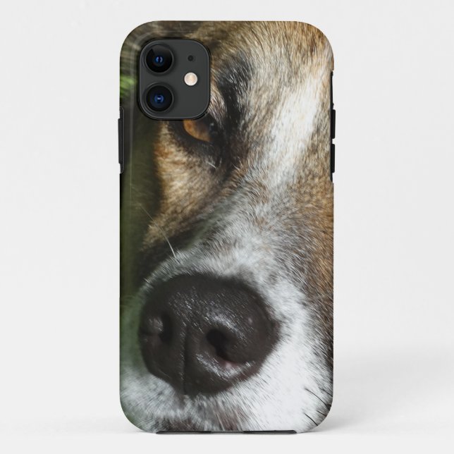 Hunde Gesicht Nah Up iPhone SE + iPhone 5/5S, selt Case-Mate iPhone Hülle (Rückseite)