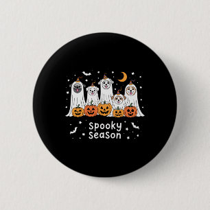 Hunde Gespenster Niedliche Hunde als Ghost Funny H Button