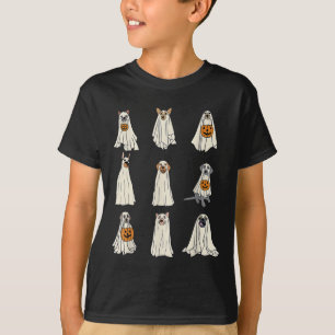 Hunde Ghost Niedliche Hunde als Geisterschaum verk T-Shirt