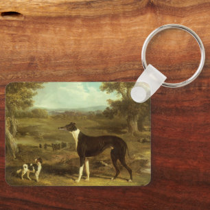 Hunde, Greyhound und Spaniel, Doctor Fop von Herri Schlüsselanhänger
