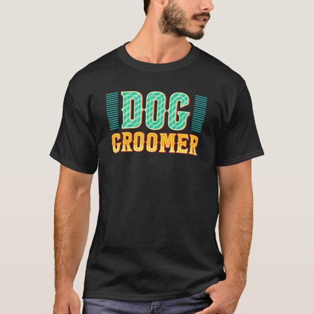 Hunde Groomer - Hundefunktor für Welpenpflege T-Shirt (Vorderseite)