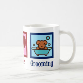 Hunde Groomer Peace Liebe Pet Grooming Kaffeetasse