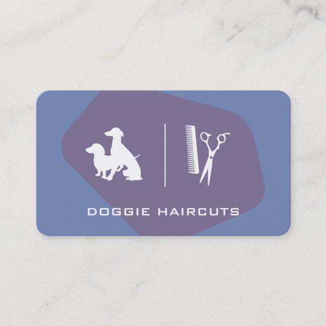 Hunde-Groomer-Veränderung Visitenkarte (Vorderseite)