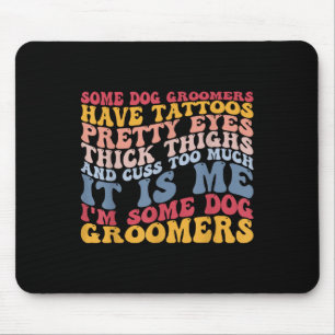 Hunde Groomere Tattoos Augen Oberschenkel Kuss Tat Mousepad