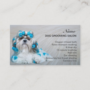 Hunde-Grooming-Salon-Visitenkarte Visitenkarte