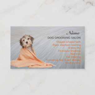 Hunde-Grooming-Salon-Visitenkarte Visitenkarte