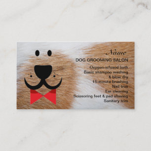 Hunde-Grooming-Salon-Visitenkarte Visitenkarte