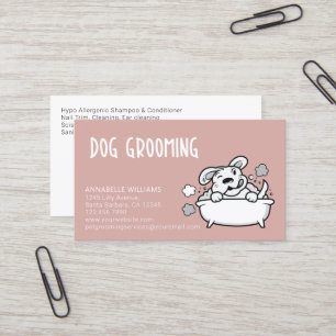 Hunde-Grooming-Services-Visitenkarte Visitenkarte
