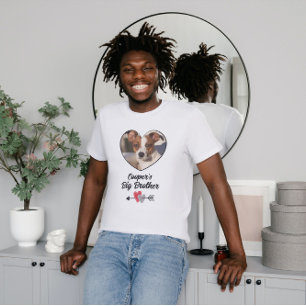 Hunde große Bruder personalisiert Foto & Text T - T-Shirt