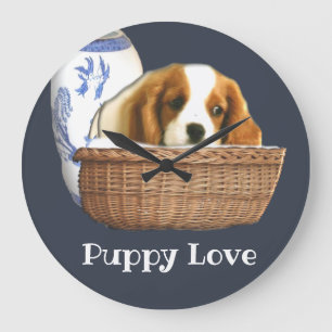 Hunde Große Wanduhr