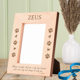 Hunde haben Ihr Soul Pet natürlichen berührt Geätzte Rahmen