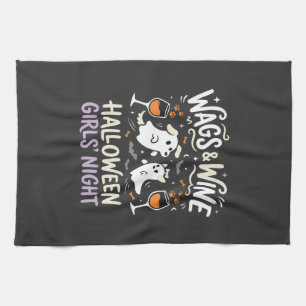 Hunde Halloween Boo Crew Geschirrtuch