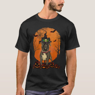 Hunde Halloween French Bulldog Kürbislaterne Pumpk T-Shirt