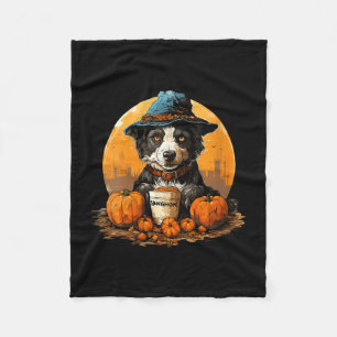 Hunde-Halloween für Frauen Fleecedecke