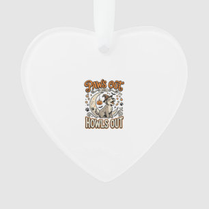 Hunde-Halloween-Heul-Party Ornament