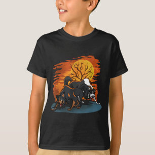 Hunde-Halloween-Kostüm-Geschenk - Horror-Hunde T-Shirt