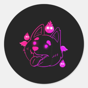 Hunde-Halloween-Pet-Kleidung Runder Aufkleber