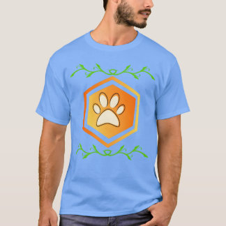 Hunde Hand Retro Giro T-Shirt
