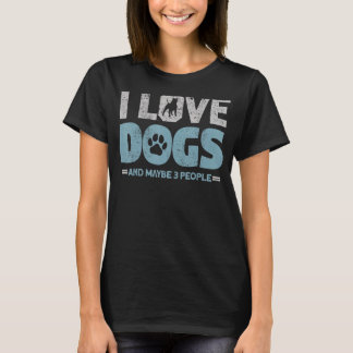 Hunde Haustiere ich mag Hunde & 3 Leute Hundebesit T-Shirt