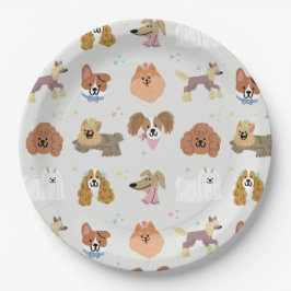 Hunde Haustiere Kinder Party Pappteller