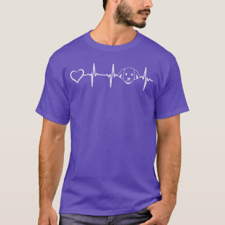 Hunde Herzschlag Hundebesitzer Niedlicher Hund Lov T-Shirt