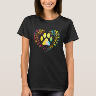 Hunde Herzschlag Liebe Mops Frauen Mädchen Hund 5 T-Shirt