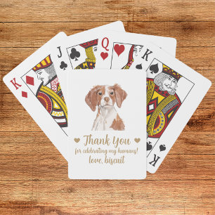 Hunde-Hochzeitsgunst-Spielkarten Spielkarten