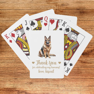Hunde-Hochzeitsgunst-Spielkarten Spielkarten