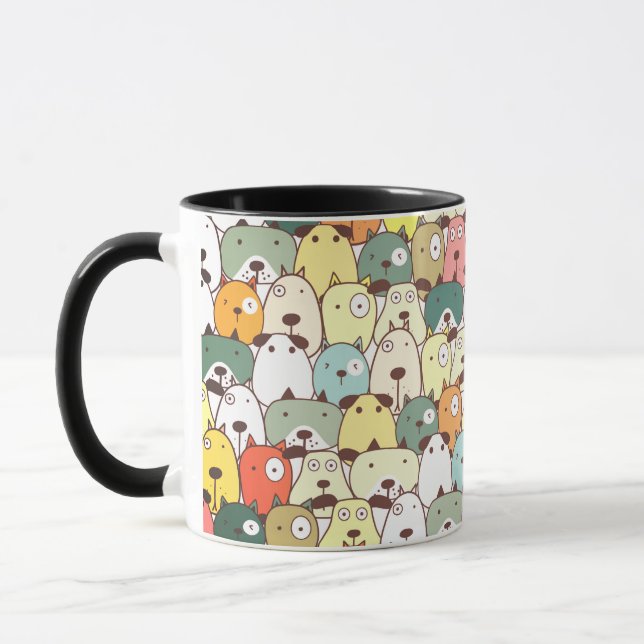 Hunde Hunde Tasse (Links)