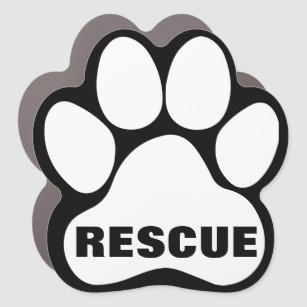 Hunde Hunde Welpe Rescue Personalisiert Auto Magnet