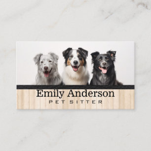Hunde   Hundefriseure   Tierheim Visitenkarte